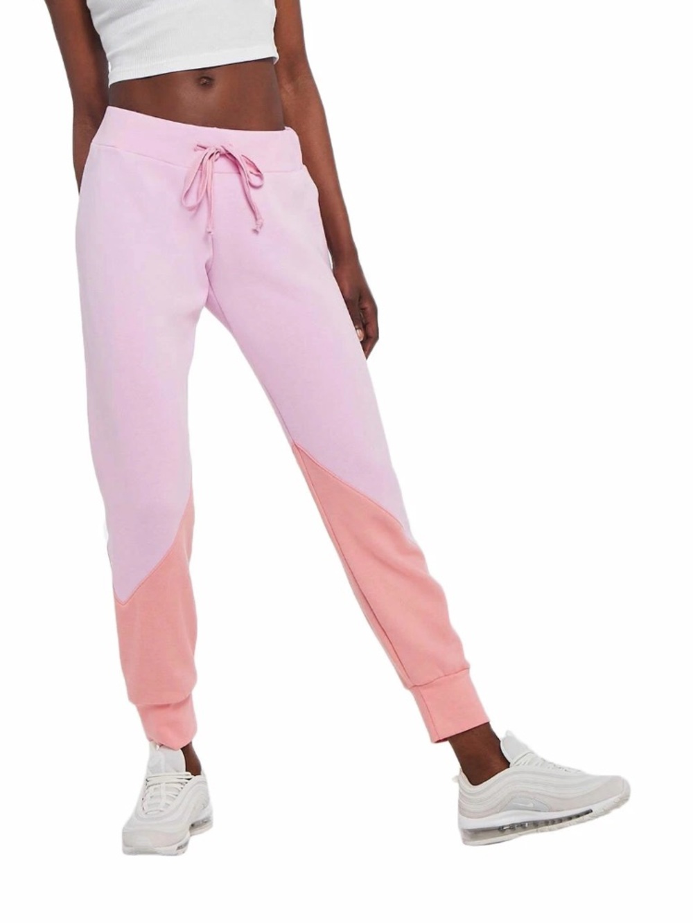Aviator Nation x Bandier Pink Sweatpants - Medium